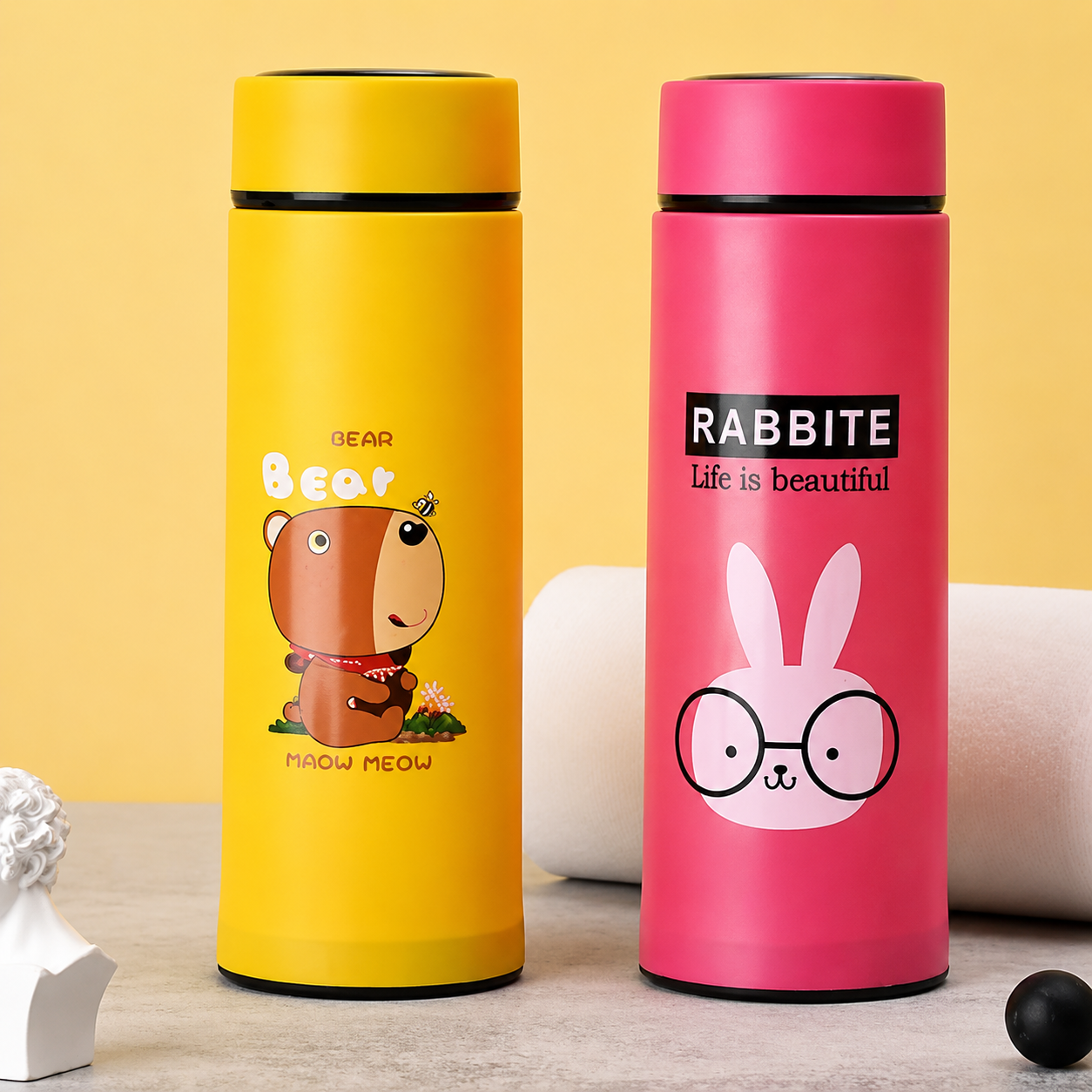 Cartoon Glass Bottle