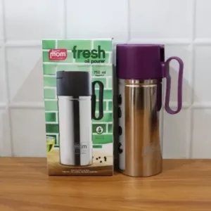 750ml Stainless Steel Oil Pourer – Anti-Drip Kitchen Dispenser Bottle ( default, Standard )