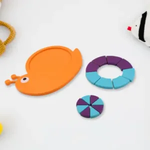 Toys Snail Puzzle Kids, Mini Travel Puzzle Games & Pre School Toys Develops Motor & Reasoning Skills STEM Educational Toy, Birthday Gifts 3 - 6 Year kids, Brain Games for Kids, Building Block