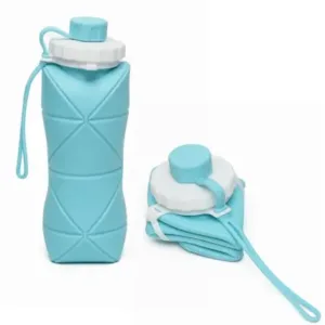 Silicone Folding Water Bottle ₹ 105/Piece ( beige, Free Size )