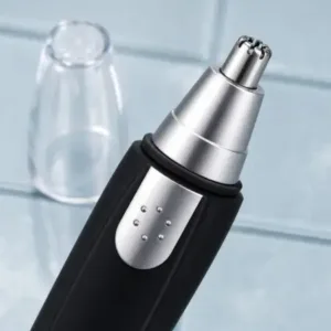 Portable Ear & Nose Hair Trimmer | Battery Operated Painless Nose & Ear Hair Remover | Precision Facial Grooming Trimmer for Men & Women ( default, OS )