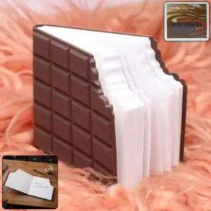 Chocolate Shaped Notebook / Diary 60 Pages (1 Pc) ( default, OS )