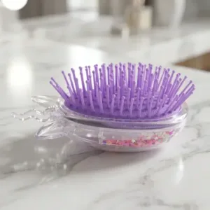 Cute Unicorn Hair Comb | Glitter Detangling Hair Brush for Kids, Girls & Women ( default, OS )