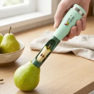 Multipurpose Apple Cutter & Corer Tool | Stainless Steel Fruit Slicer with Ergonomic Handle | Easy Apple, Pear & Potato Cutting Tool for Kitchen ( default, OS )