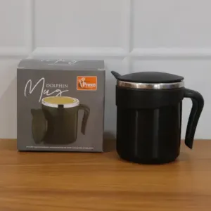 Insulated Dolphin Mug with Lid | Stainless Steel Hot & Cold Coffee Mug (200ml Approx.) ( default, OS )