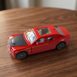 Die-Cast Metal Pull Back Luxury Sedan Toy Car – Realistic Alloy Model Car with Opening Doors for Kids ( default, OS )