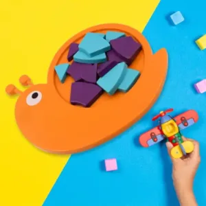 Toys Snail Puzzle Kids, Mini Travel Puzzle Games & Pre School Toys Develops Motor & Reasoning Skills STEM Educational Toy, Birthday Gifts 3 - 6 Year kids, Brain Games for Kids, Building Block