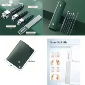 10-in-1 Stainless Steel Nail Clipper & Ear Cleaner Set ( default, Standard )