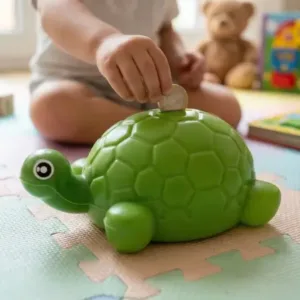 Cute Small Tortoise Shape Money Bank for Kids - Coin Saving Box ( default, OS )