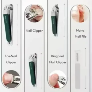 10-in-1 Stainless Steel Nail Clipper & Ear Cleaner Set ( default, Standard )