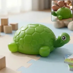 Cute Small Tortoise Shape Money Bank for Kids - Coin Saving Box ( default, OS )