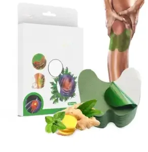 Knee Pain Relief Patches - Natural Herbal Knee Patch for Pain & Inflammation - Breathable, Long-Lasting, Comfortable, Non-Allergic - 10 Patches ( green, Standard )