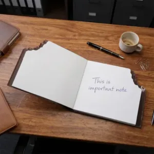Chocolate Shaped Notebook / Diary 60 Pages (1 Pc) ( default, OS )