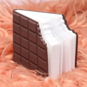 Chocolate Shaped Notebook / Diary 60 Pages (1 Pc) ( default, OS )
