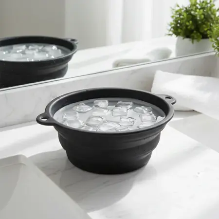 ofozxhEXaswI38M0E4jKymYxkhGqcWv0qCJqO53d.webp Silicone Ice Facial Bowl with Built-In Ice Tray Foldable Skin Care Bowl (1 Pc) ( default, Standard )