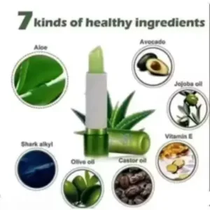 Aloe Vera Moisturizing Lip Balm – Gloss Finish (Pack of 3) ( default, Standard )