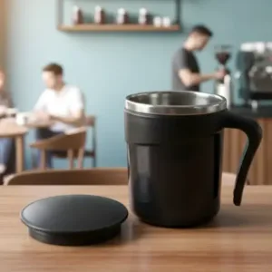 Insulated Dolphin Mug with Lid | Stainless Steel Hot & Cold Coffee Mug (200ml Approx.) ( default, OS )