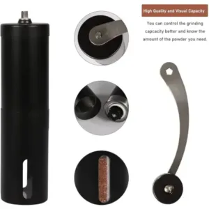 Manual Coffee Grinder – Portable Stainless Steel Coffee Bean Grinder with Adjustable Coarseness for Espresso, French Press & Pour Over ( default, OS )