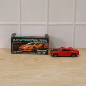 Die-Cast Metal Pull Back Luxury Sedan Toy Car – Realistic Alloy Model Car with Opening Doors for Kids ( default, OS )