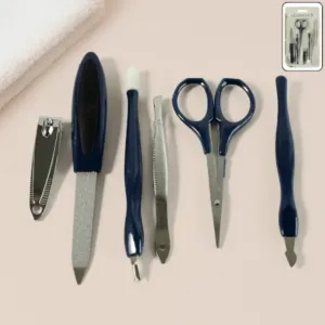 Manicure & Pedicure Grooming Kit – 6-Piece Nail Care Set with Nail Cutter, Nail File, Cuticle Tools & Scissors ( default, OS )