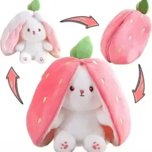 Strawberry Rabbit Plush Soft Toy – 35 cm ( default, Standard )