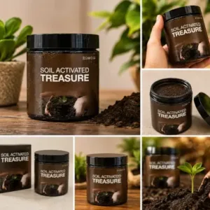 Soil Activator Mineral Powder – Soil Conditioner & Plant Growth Booster for Indoor & Outdoor Plants ( default, OS )