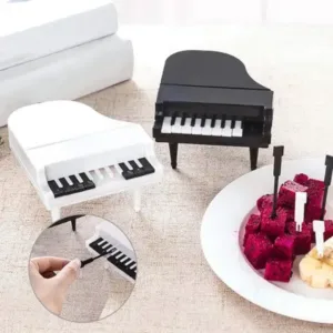 10 Pc Piano Fruit Forks: Fun & Functional for Snacks (Set) ( default, Standard ).