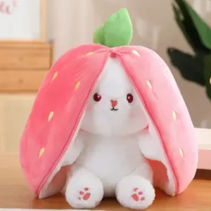 Strawberry Rabbit Plush Soft Toy – 35 cm ( default, Standard )