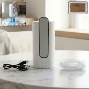 Foldable Electric Water Dispenser Pump – USB Rechargeable Automatic Bottle Water Pump ( white, OS )