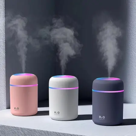 Cepg4ulBDdqCKPohvXQPf4stviAhs8dOTWOMIovU.webp H2O 300ml Ultrasonic Humidifier – Portable Mist Maker with Colorful LED Light for House ( multicolor, OS )