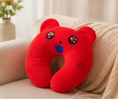 KNJINxyB0boFVZxE5fkWTdJyJu8aSBJIOLoSc0J9.webp Baby Head Shaping Pillow – Soft Cotton Neck Support Pillow for Newborns (0–18 Months) ( red, 0-6 Months )