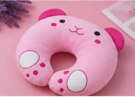 MuysMRVJhbusoU8qpiFbYoWuLgdJm3xc8Vi8cepI.webp Baby Head Shaping Pillow – Soft Cotton Neck Support Pillow for Newborns (0–18 Months) ( pink, 0-6 Months )