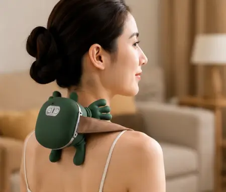 NpbIvHOWynoeESUJ4inBJhs7JJrkMtoxRPH1vUBM.webp Heated Neck & Back Massager – Wireless Portable Shiatsu 4D Kneading Electric Massager for Relaxation ( green, OS )