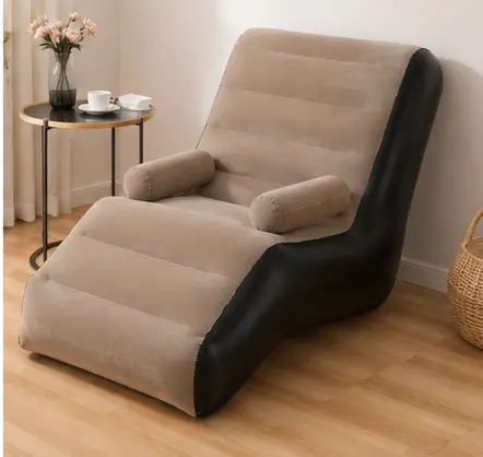 NweKxb2x0kiHqvOF5IAwvRlGhoX3ZhhFzqbE1fqX.webp Inflatable Sofa Chair with Footstool & Electric Air Pump – Foldable Air Couch for Indoor & Outdoor Use ( brown, OS )