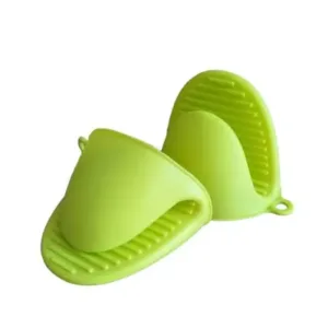 Silicone Pot Holder Oven Gloves – Heat Resistant Kitchen Mitts for Cooking & Baking ( multicolor, OS )