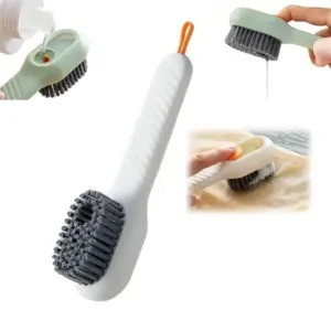 Multifunctional Scrubbing Brush with Liquid Soap Dispenser – Shoe & Clothes Cleaning ( default, Standard )