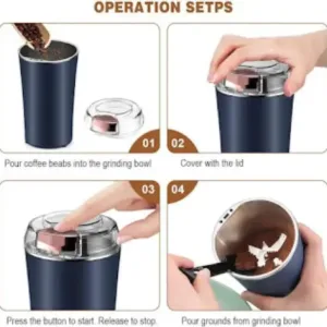 Electric Coffee Grinder 200W – Home & Kitchen