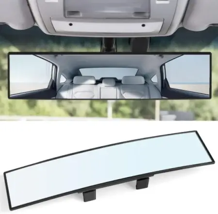 WyxPhlPhgXo8UJiYPulZ9k2skC3G6gOPDGQTYYQC.webp Car Panoramic Rear View Mirror – Wide Angle Clip-On Interior Driving Mirror for Cars ( black, OS )