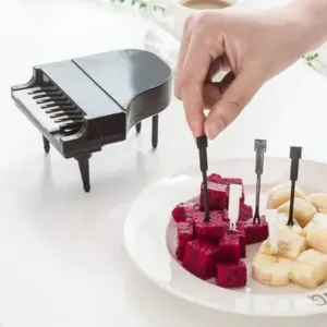 10 Pc Piano Fruit Forks: Fun & Functional for Snacks (Set) ( default, Standard ).