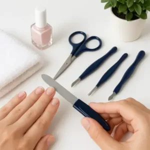 Manicure & Pedicure Grooming Kit – 6-Piece Nail Care Set with Nail Cutter, Nail File, Cuticle Tools & Scissors ( default, OS )