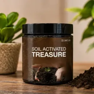 Soil Activator Mineral Powder – Soil Conditioner & Plant Growth Booster for Indoor & Outdoor Plants ( default, OS )
