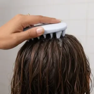 Silicone Scalp Massager Shampoo Brush – Deep Cleansing Hair & Scalp Scrubber with Ergonomic Grip ( default, OS )