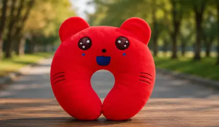 ngCzAh5ukruxzQ8FYFgDY1FNbq5poh0L3tn9ICA9.webp Baby Head Shaping Pillow – Soft Cotton Neck Support Pillow for Newborns (0–18 Months) ( red, 0-6 Months )