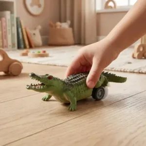 Kids Animal Pull Back Toy Set | Friction Powered Mini Animal Vehicles for Fun & Learning (Pack of 5) ( default, OS )