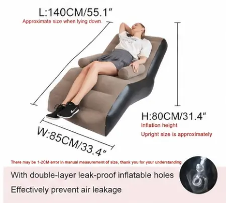 qCdsml2WitBoezkxQMASAAfH6UTqfBKUGp6iWcLL.webp Inflatable Sofa Chair with Footstool & Electric Air Pump – Foldable Air Couch for Indoor & Outdoor Use ( brown, OS )