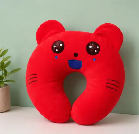 wz9dav2C8gZALSz7DlTgwLkq87nwzzZdvJ0YoTOu.webp Baby Head Shaping Pillow – Soft Cotton Neck Support Pillow for Newborns (0–18 Months) ( red, 0-6 Months )